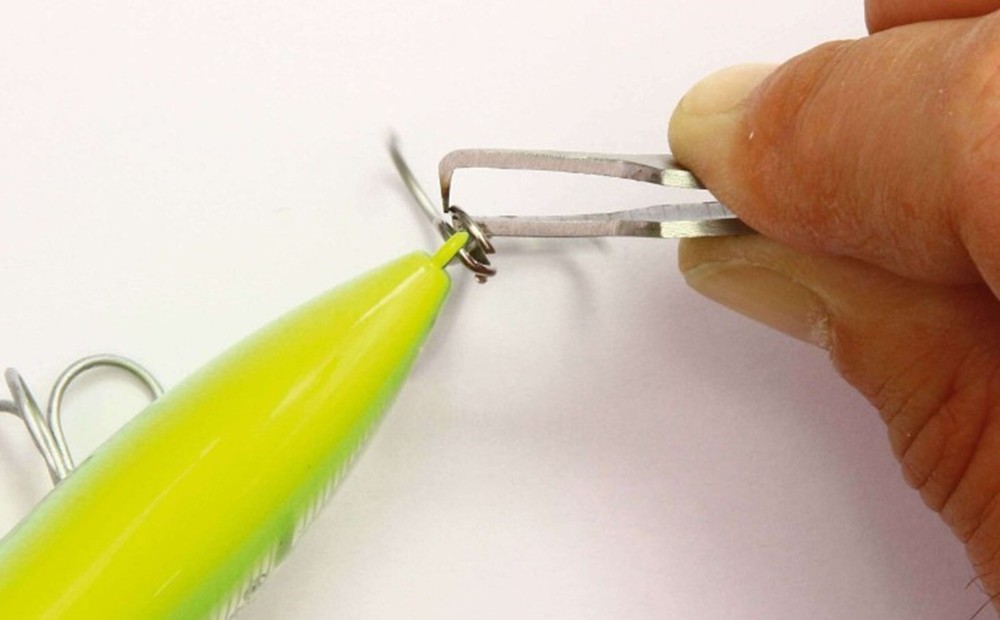 FLASHMER EXPLORER NANO MINI SPLIT RING PLIERS FOR WIRE TRACES PIKE SNAP TACKLE