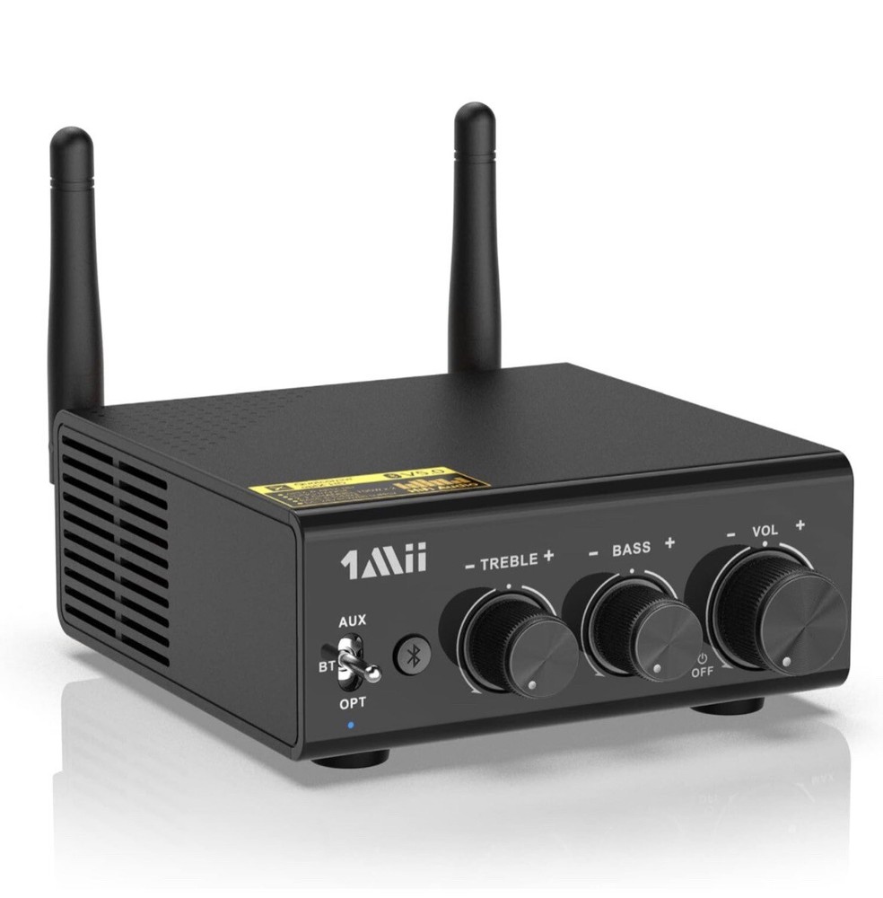 1Mii Bluetooth Digital Amplifier, Bluetooth 5.0 Stereo Audio Amplifier Receiver