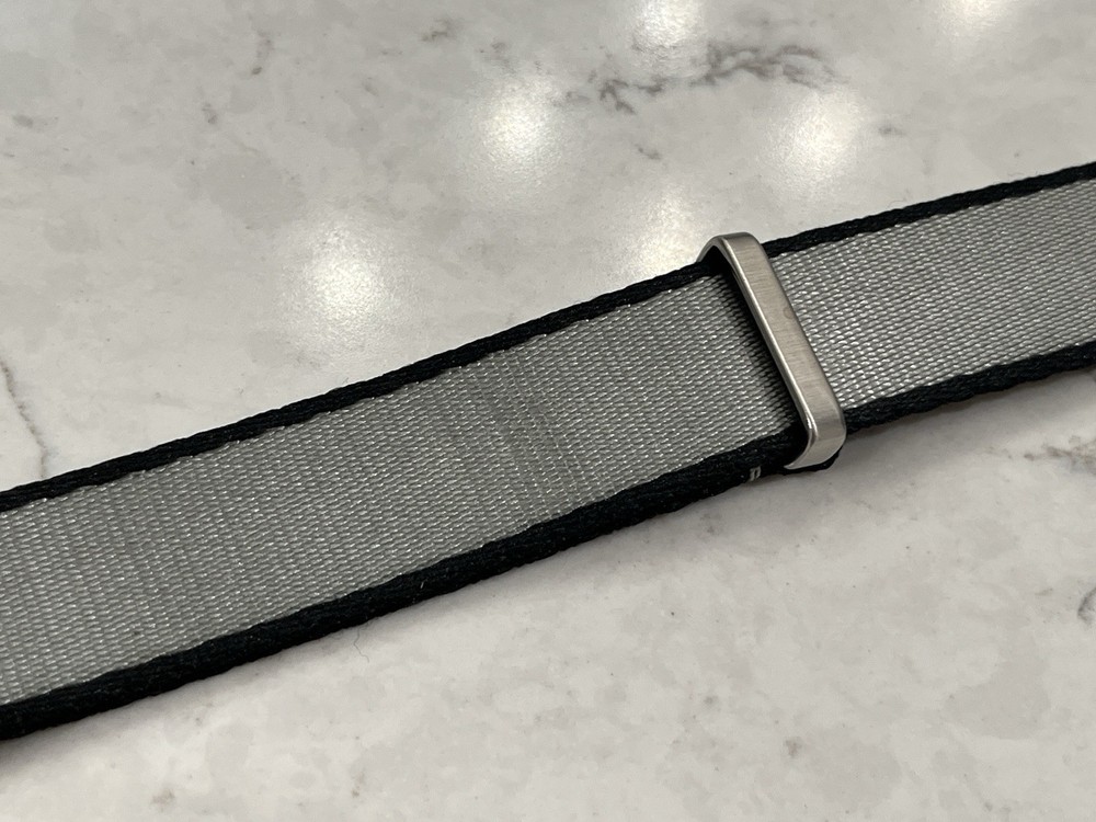 BluShark AlphaPremier - Silver & Black 20mm Brushed