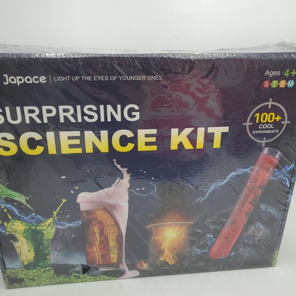 Japace Surprising Science Kit 100+ Cool Experiments New STEM 4+