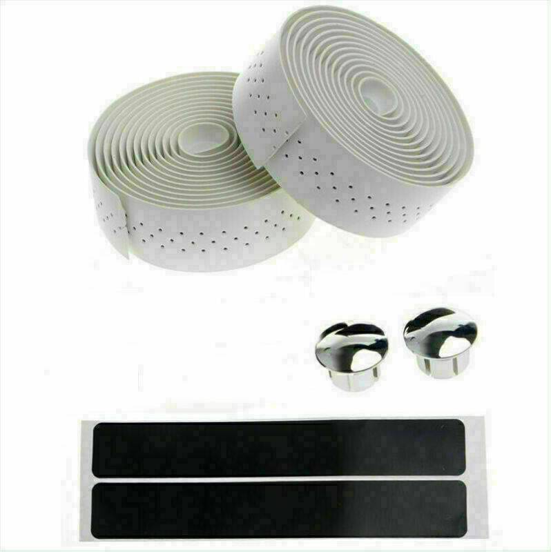 Self-Adhesive Leather Anti Slip Handlebar Tape Bar Grip Wrap Road Bike Bicycle