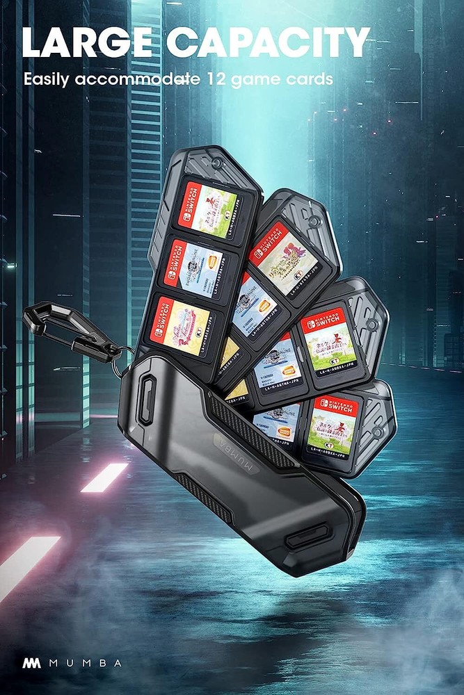 Mumba 12 Switch GameCard Case Holder for Nintendo Switch GameCard 4 Layer Holder