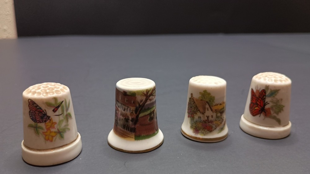 vintage thimble lot collection