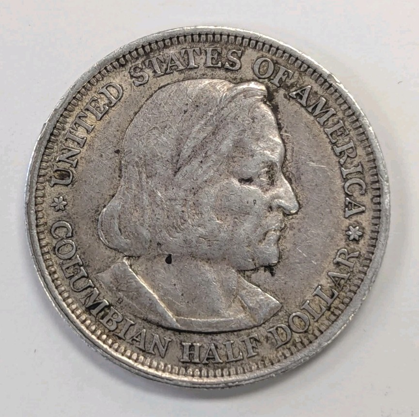 1893-P-Columbian Commemorative Half Dollar- T421