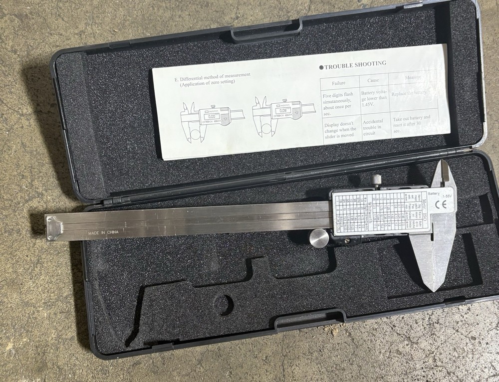 Digital Caliper Electronic Measuring Tool 6" 150mm Reloading