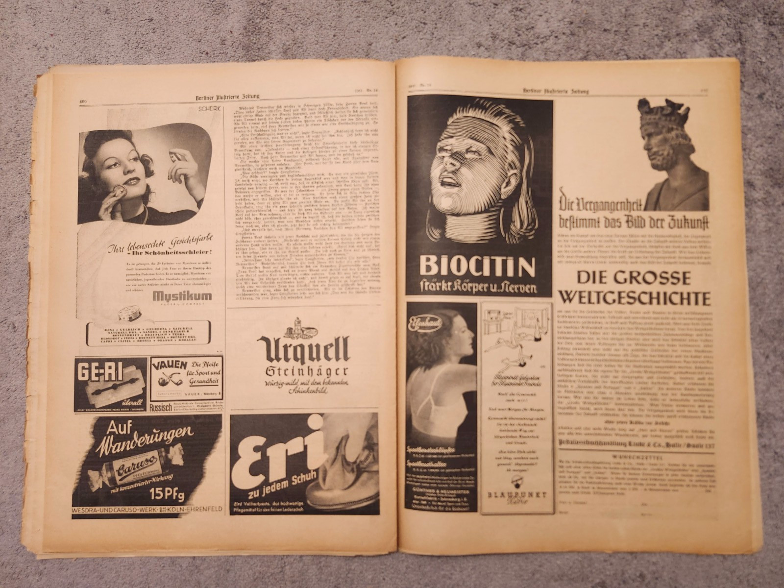 WW2 Germany. Berliner Illustrierte Zeitung" # 14, April 3, 1941