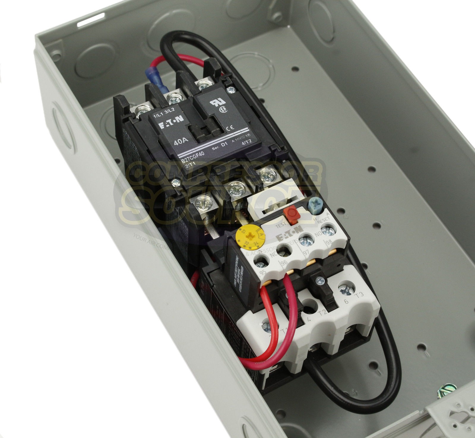 Eaton 7.5 HP Single 1 Phase 230V Magnetic Starter B27CGF40B040 Motor Control