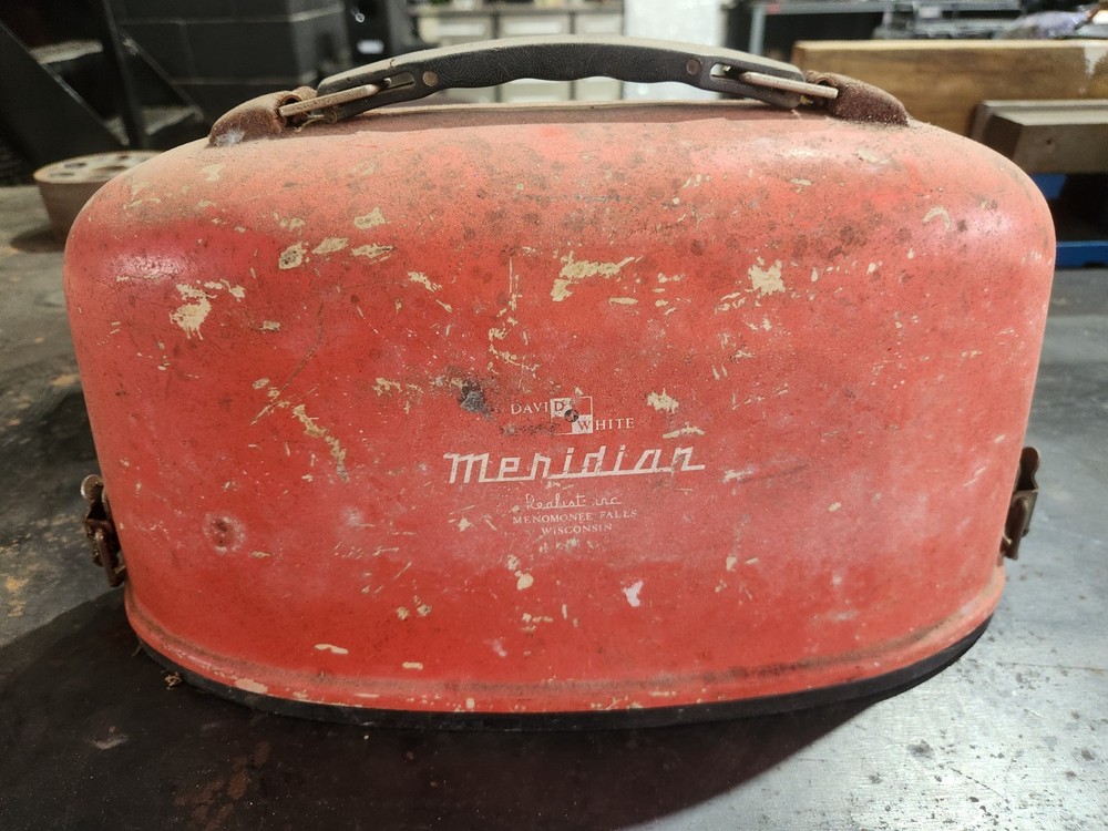 David White Meridian Model 8090 Transit Instrument with Level Case