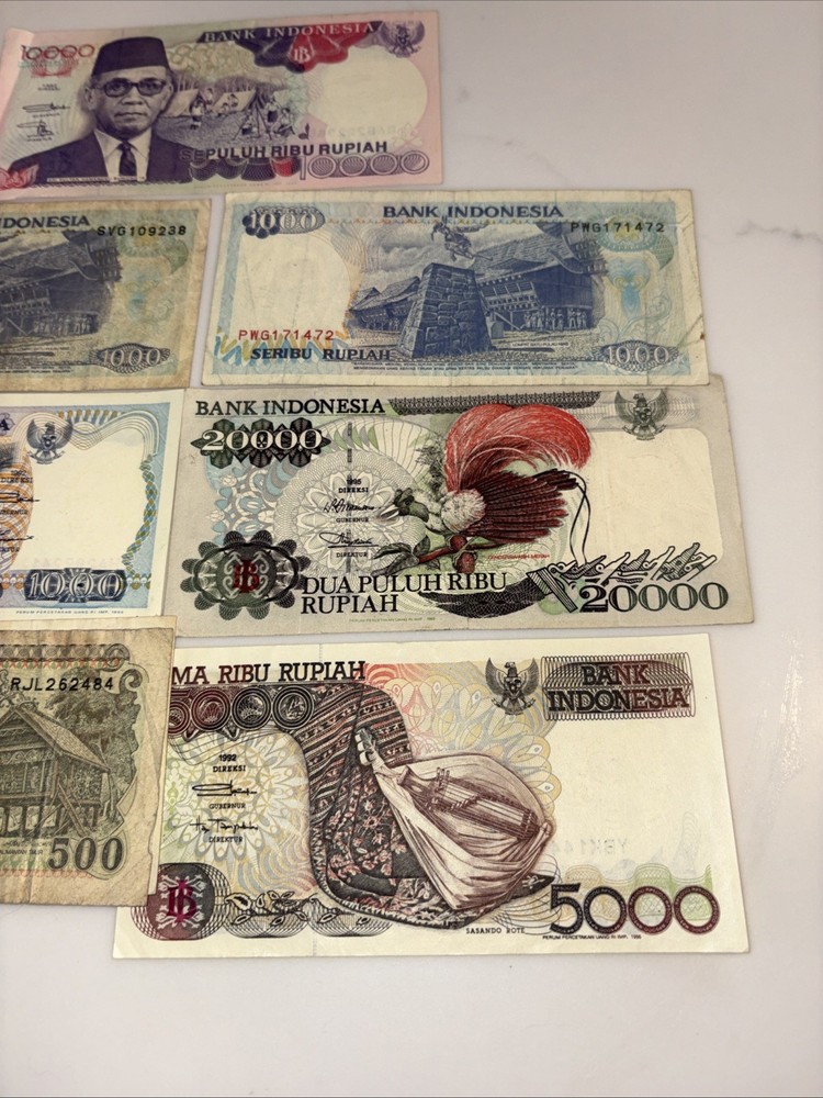 Indonesia 7 Banknotes