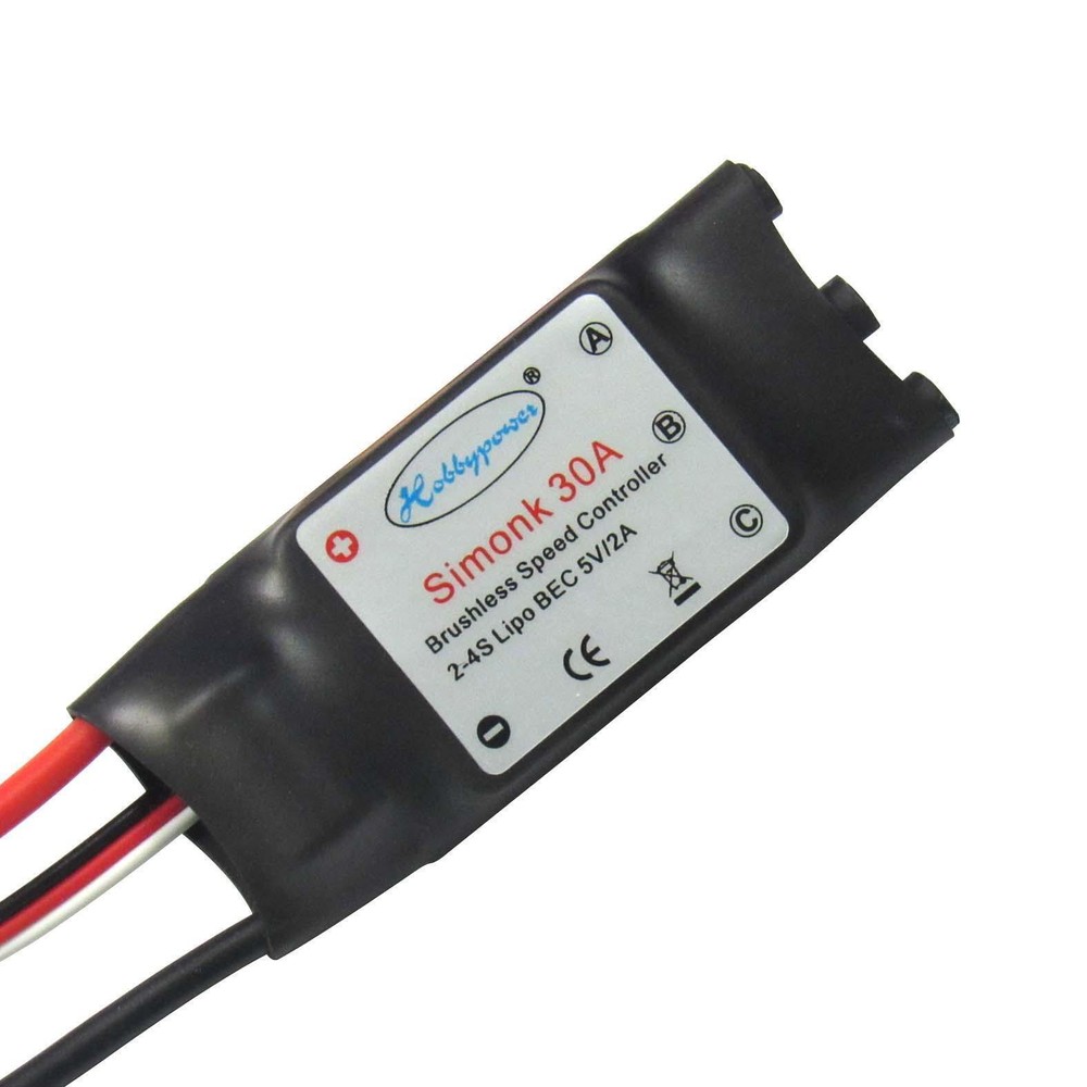 HP SimonK 30A ESC Brushless Speed Controller BEC 2A for Plane Quadcopter Copter