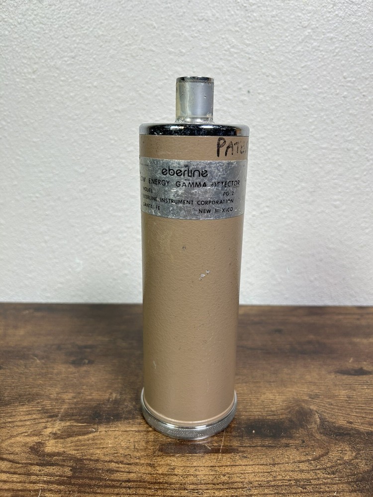 Eberline PG2 Scintillation Detector  Low Energy Gamma Radiation Probe UNTESTED