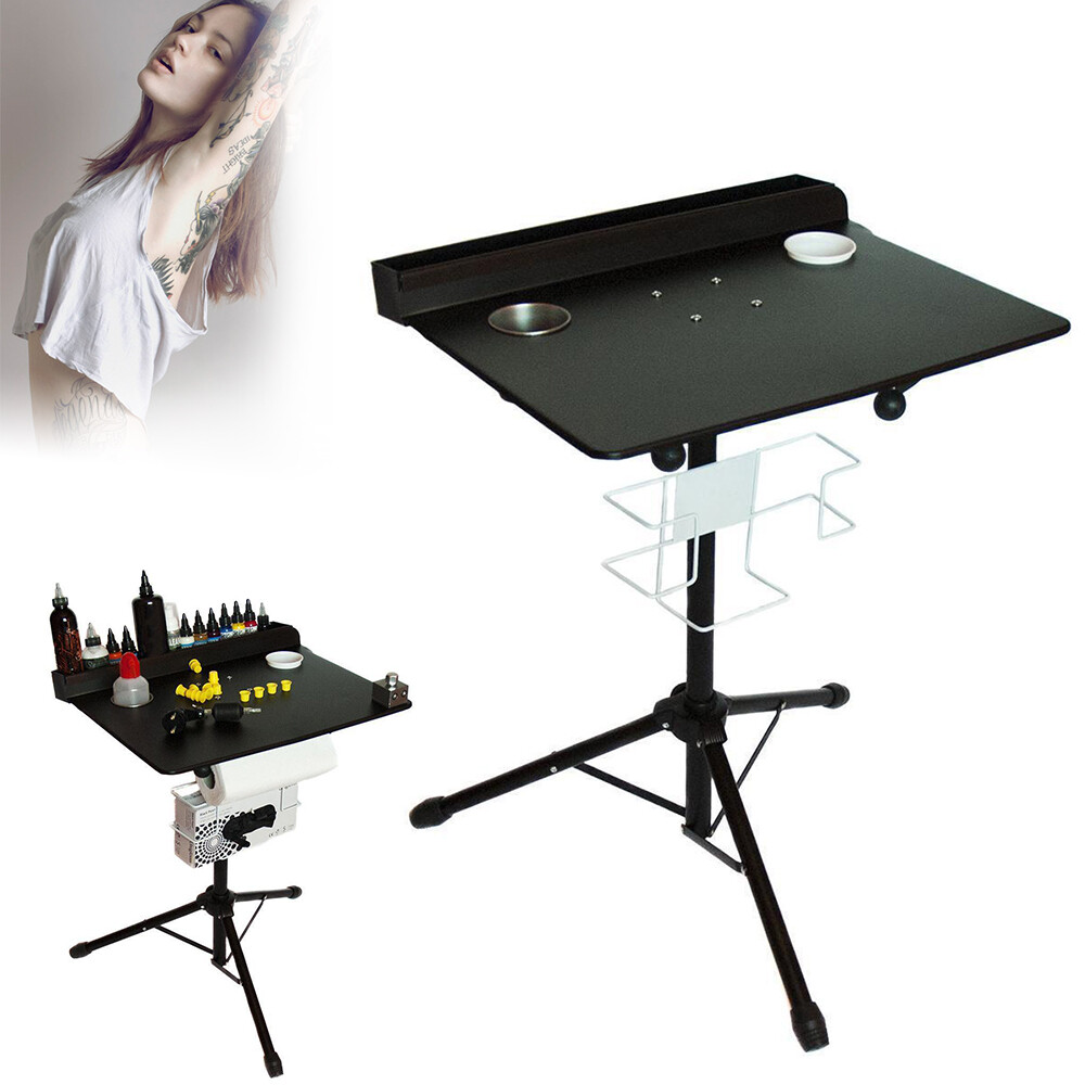 Adjustable Tattoo Workstation Table Portable Tattoo Workbench