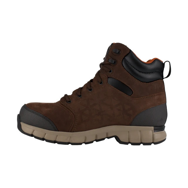 NEW 6” Sublite Cushion Work Boot- Brown - RB4606