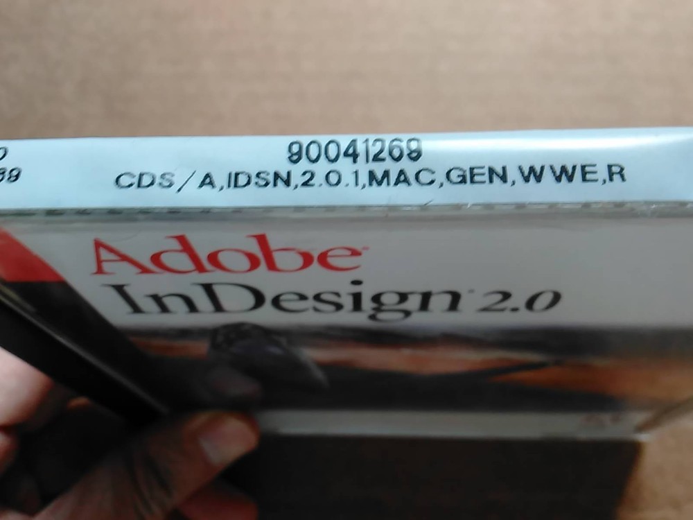 Adobe InDesign 2.0 Retail Full Version Mac w/ Serial Number NEW SEALED