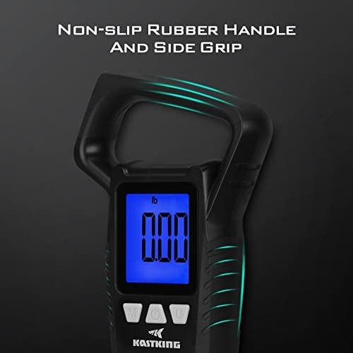 Floating Waterproof Digital Fish Scale, 110lb Capacity, Large LCD Display, Multi