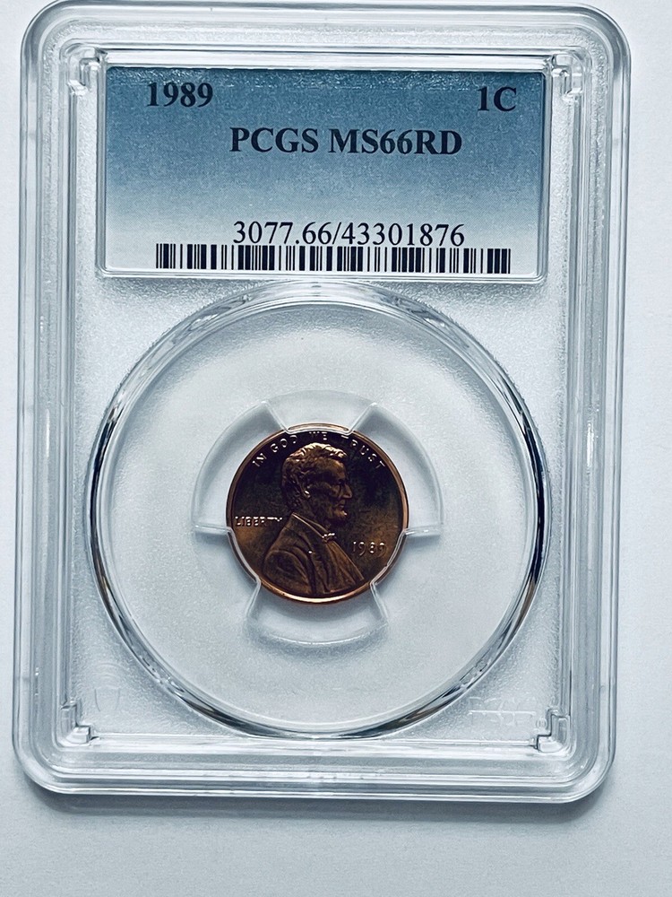 1989 Lincoln Memorial Reverse Cent PCGS MS66RD