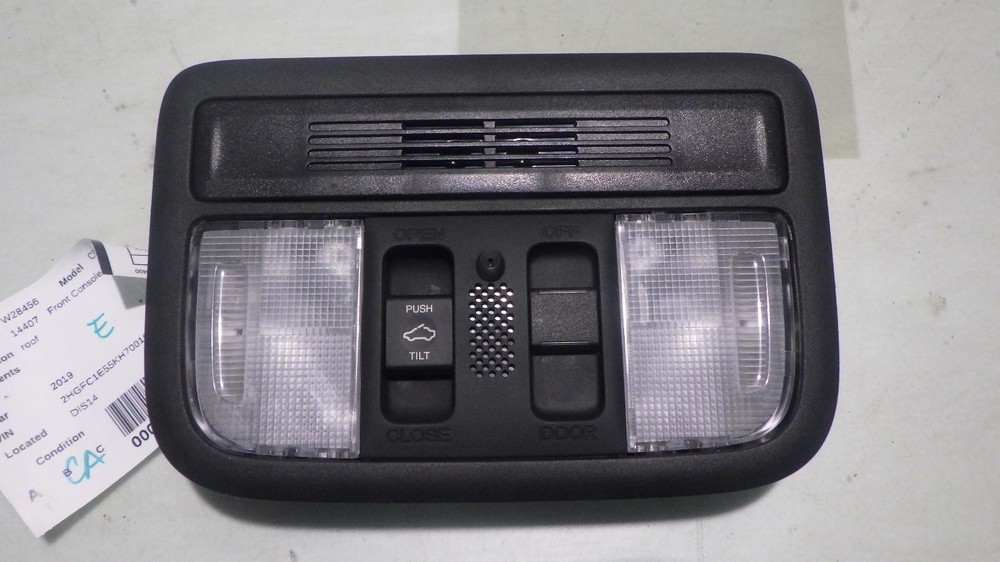 19 HONDA CIVIC Front Console roof