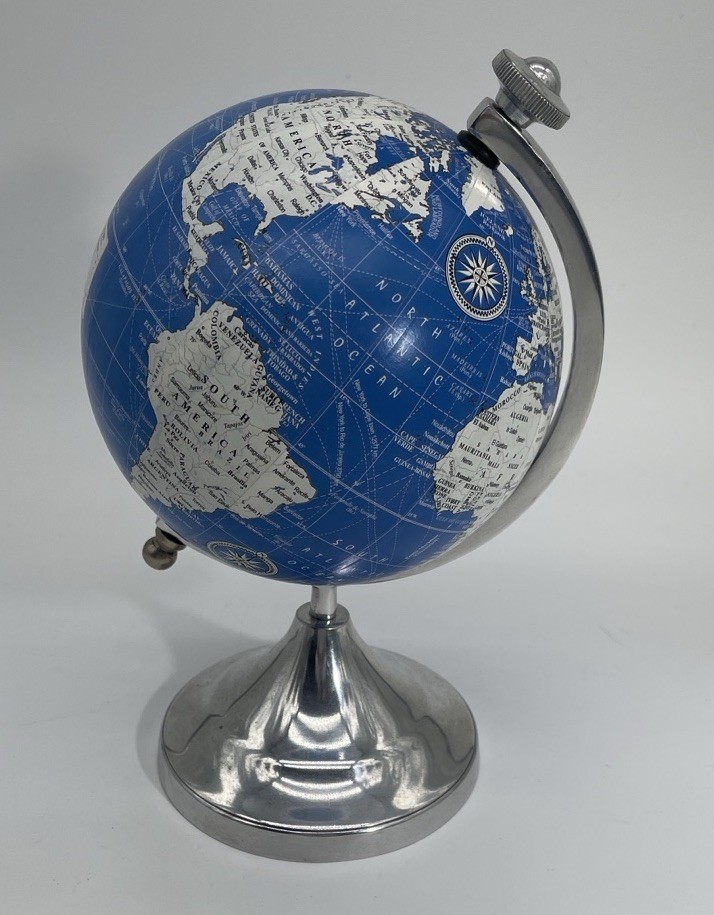 World Globe Rotating Geography Classroom/Desktop 8”