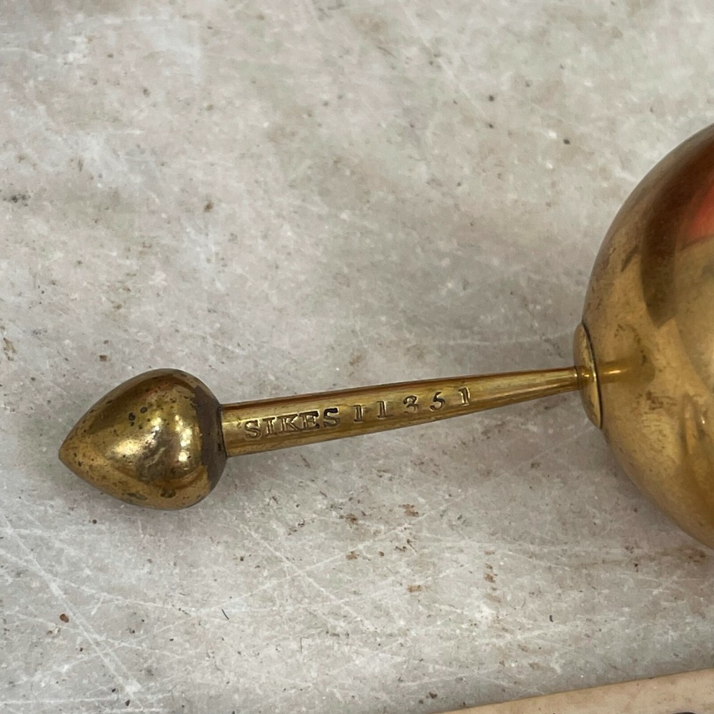 Antique Sikes' Hydrometer and Sikes' Tables book