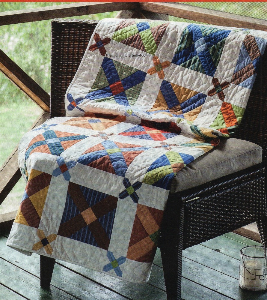 Checkboxes Quilt Pattern Pieced MF