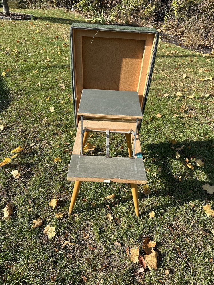 Mid Century Ottoman/ Stepstool Table COR Model