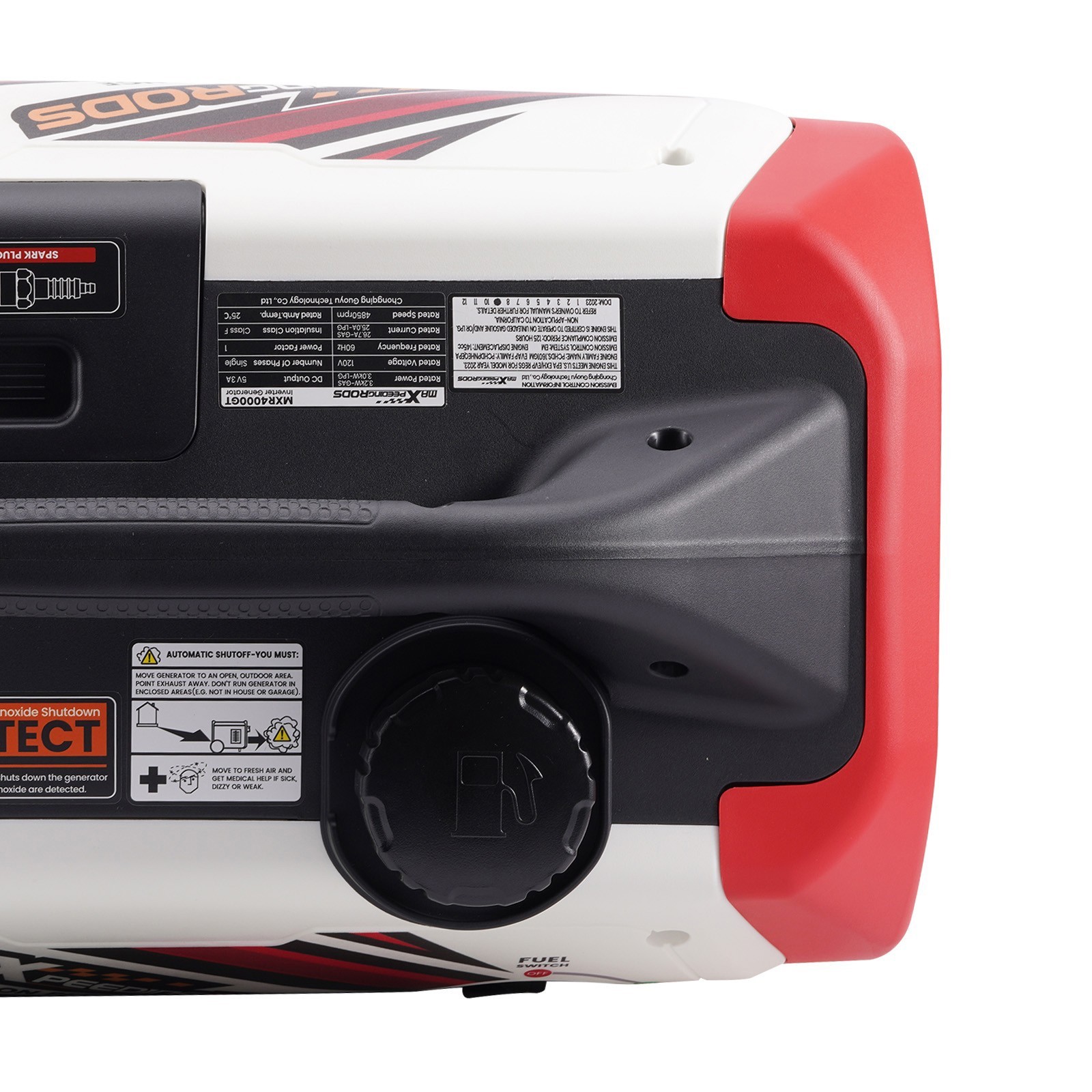 4KW Dual Fuel Portable LPG/Gas Generator Inverter Bluetooth E-Start EV-charging