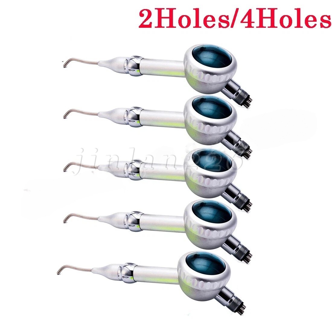 Dental Air Flow Teeth Polishing Polisher Hygiene Prophy Handpiece 2/4HOLE 1/5Set