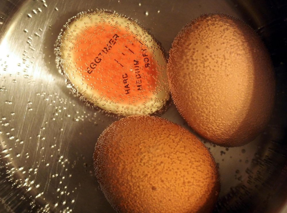 Egg Timer 2-Pack, BPA Free Color Changing for Soft or Hard Boiled Eggs