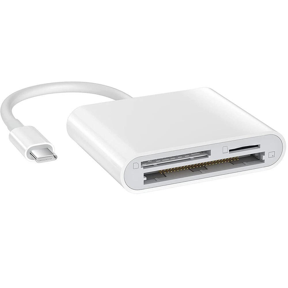 USB C to CF SD TF Card Adapter Reader for Smartphone Tablet Laptop Computer
