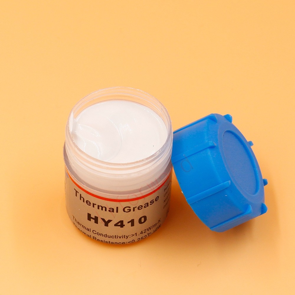 White 20g Silicone Compound Thermal Grease Paste For CPU GPU LED SCR VGA Cooling