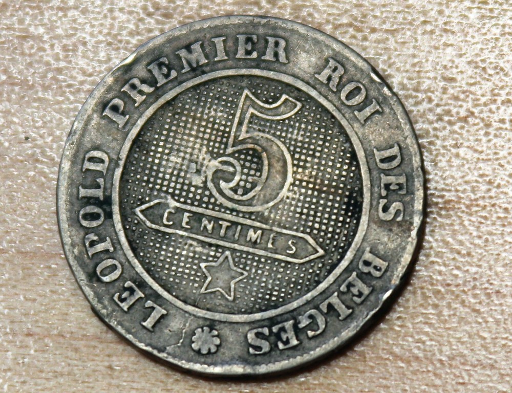 1863 Belgium 5 Centimes Overdate?