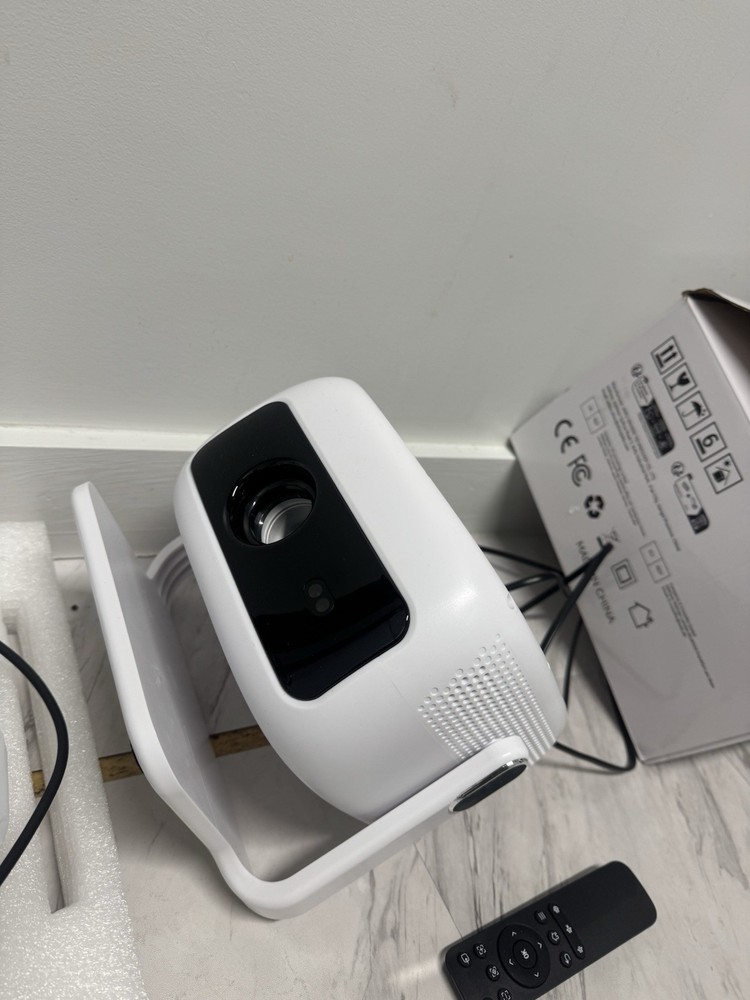 VisualApex E60HS Smart Projector HDMI White Desktop with Remote