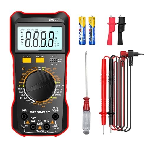 Digital Multimeter Multi Tester 2000 Counts Manual-ranging Measurable DCV ACV