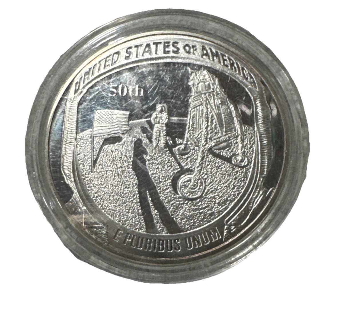 50th Apollo 11 Moon Armstrong Landing Anniversary Commemorative Coin