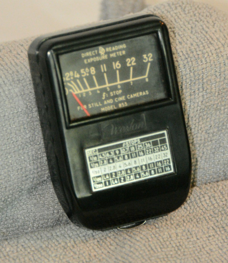 Weston Flash Light Exposure Meter w/ Case Studio Photography