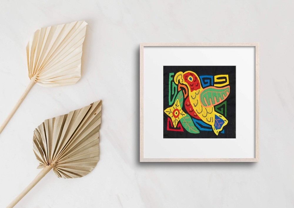 Multicolor Red And Yellow Bird Molita