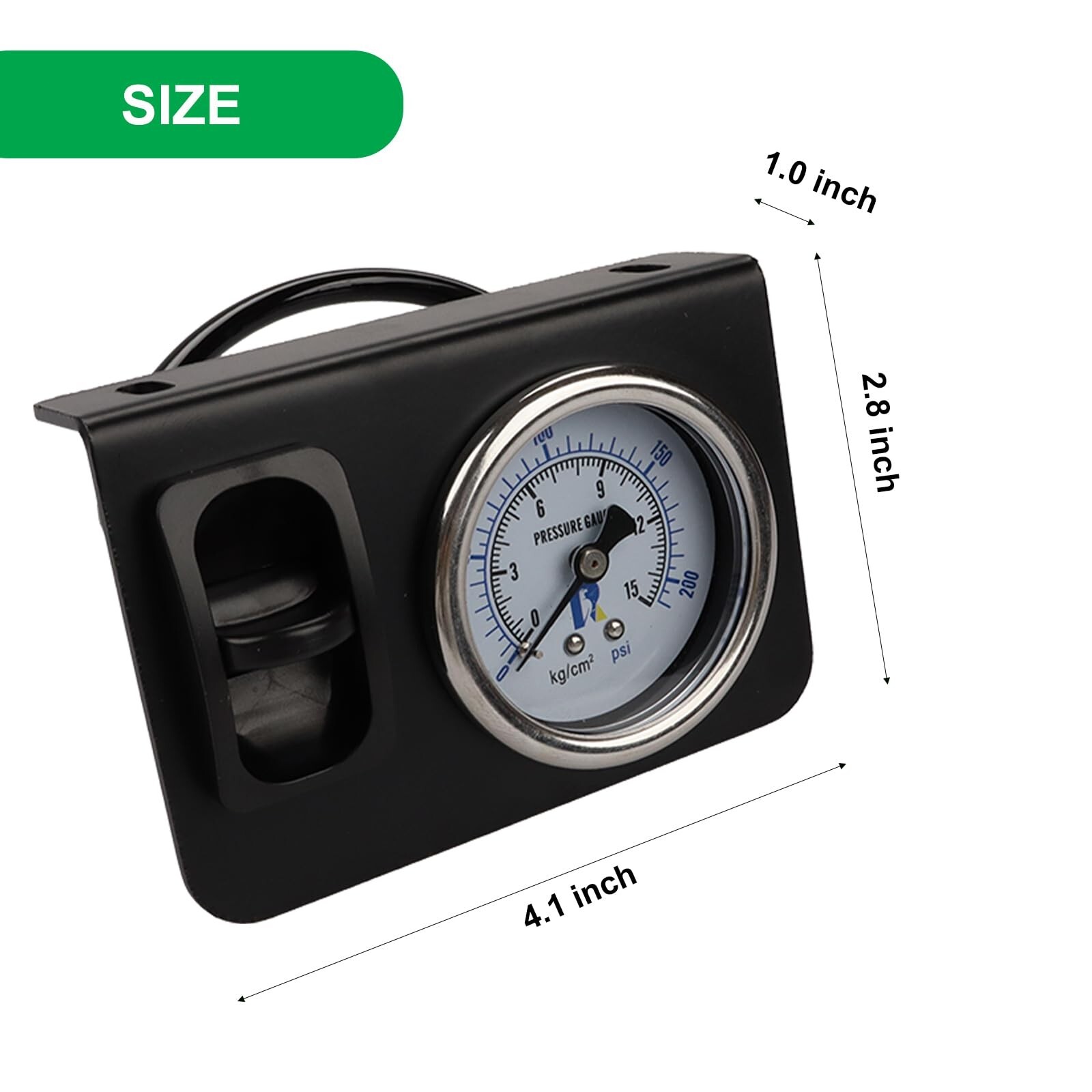 in Cab Single Air Gauge Control Kit with Paddle Switch for Air Suspension Kit