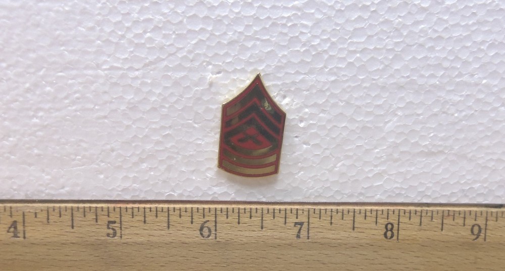 US Marine Corps - MSgt Chevron Pin