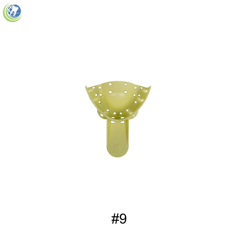 Dental Plastic Disposable Impression Trays Perforated Autoclavable Assorted 10PC