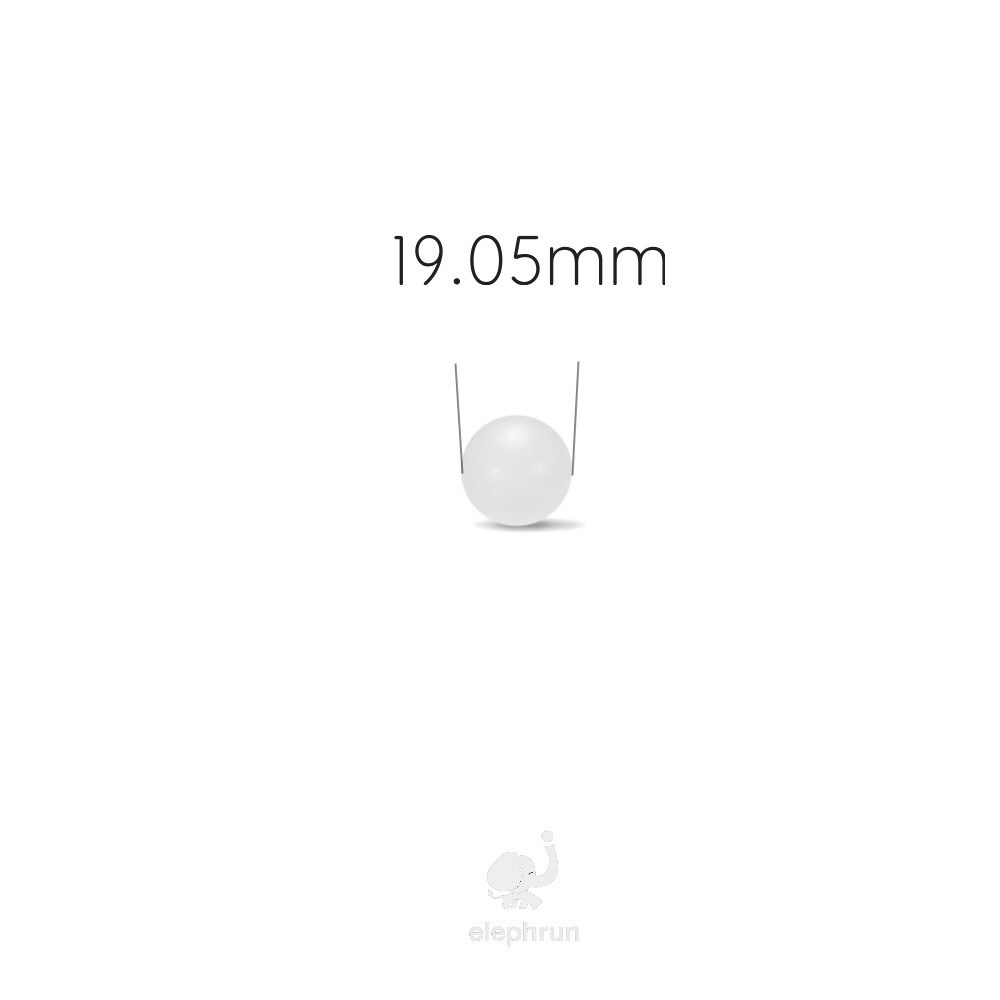 3/4'' ( 19.05mm ) Polypropylene ( PP ) Solid Plastic Bearing Balls