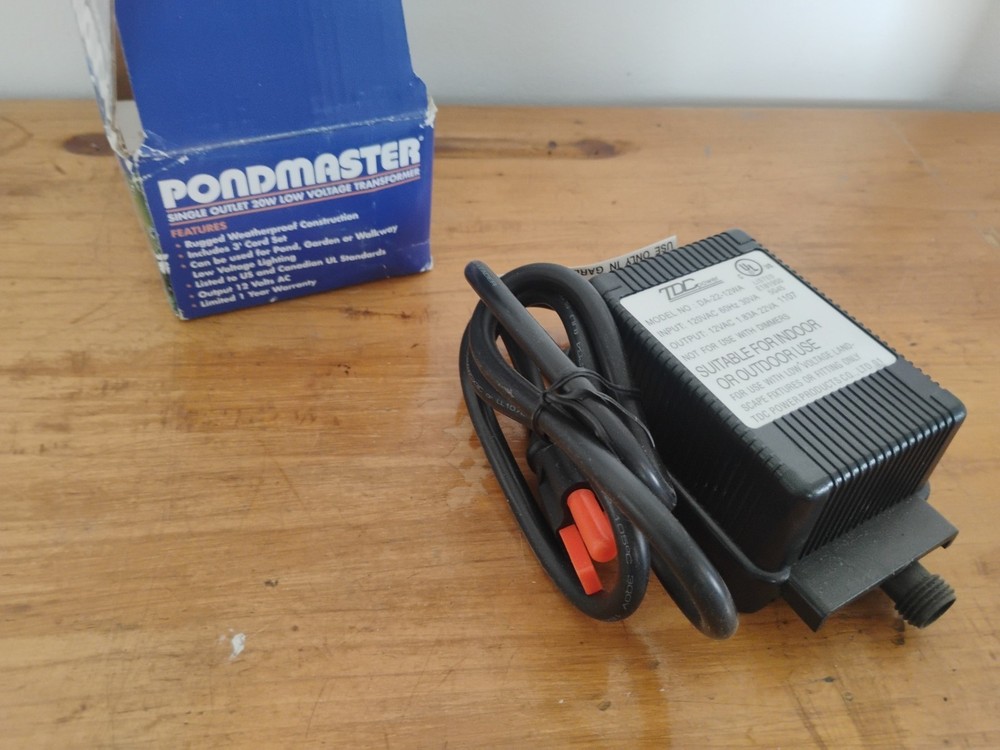 Pondmaster Low-Voltage 20 Watt Lighting Transformer 12385