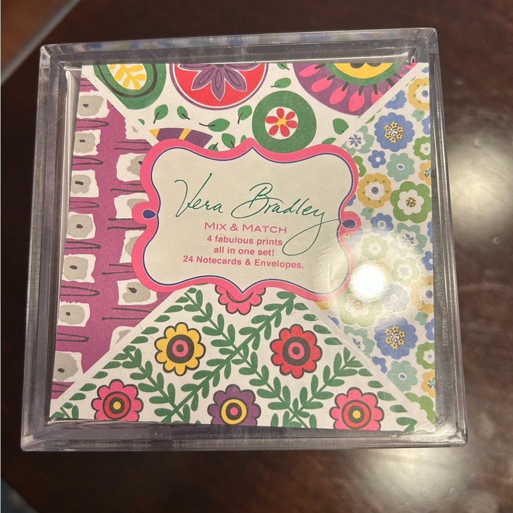 Vera Bradley Multicolor Floral Notecard Set