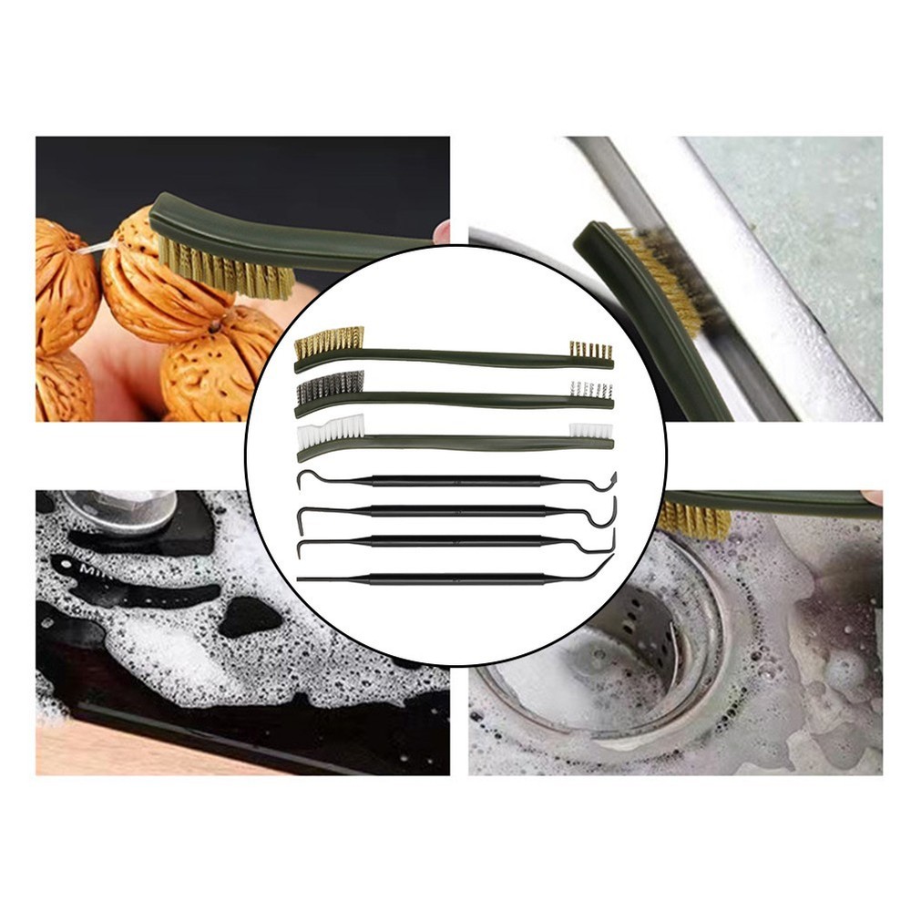 Car Detailing Cleaning Tools Efficient Nylon Pick Set Thorough Cleaning