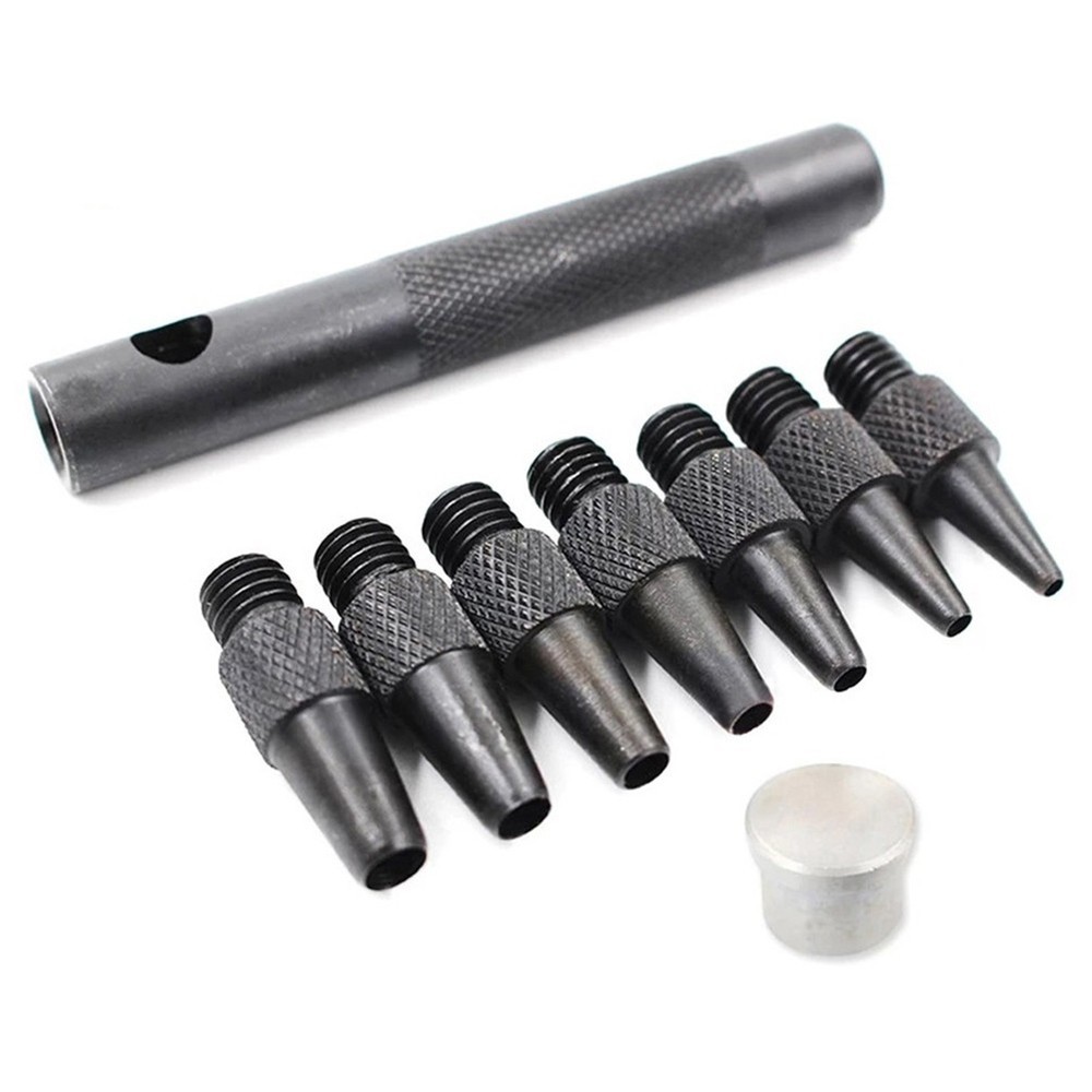 Craft Tool for Leather Replaceable Hole Puncher with Hollow Chisel Design