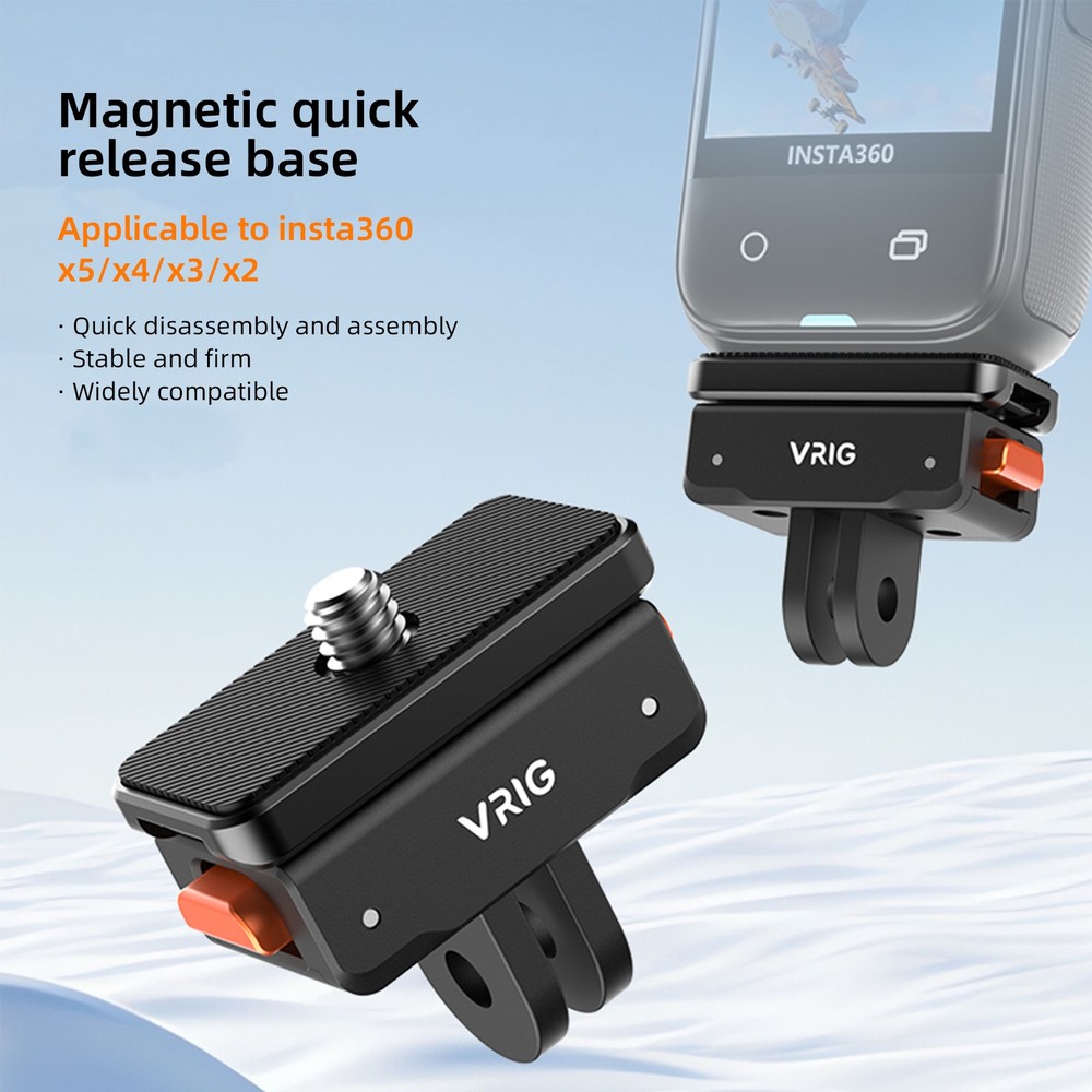 Magnetic Quick Release Mount Metal Connection Adapter for Insta360 ACE PRO PRO2