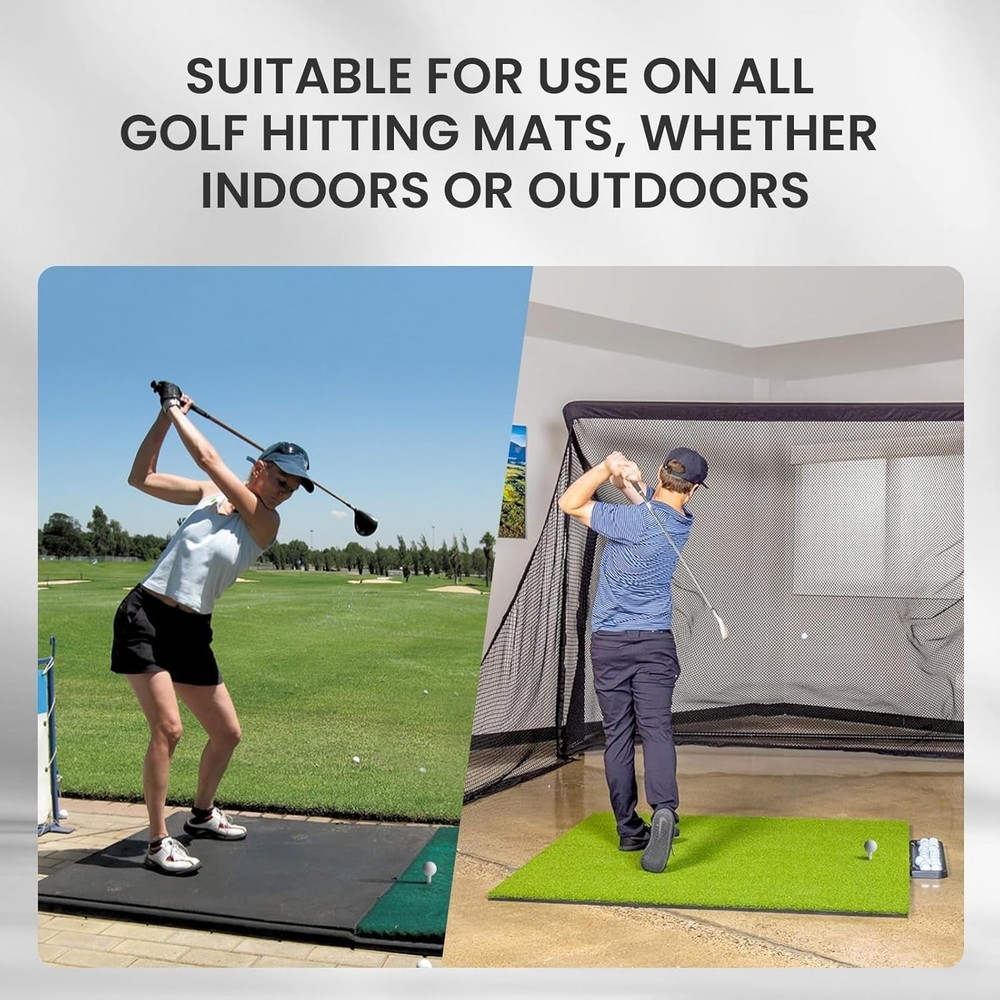 Golf Rubber Tees 5 Pack - Mixed Sizes for Ultimate Practice Versatility