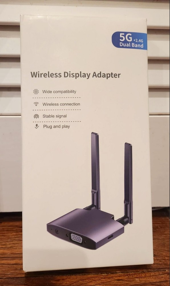 Wireless HDMI Display Dongle Adapter, Wireless Transmitter, 4K Decoding 5G/2.4G