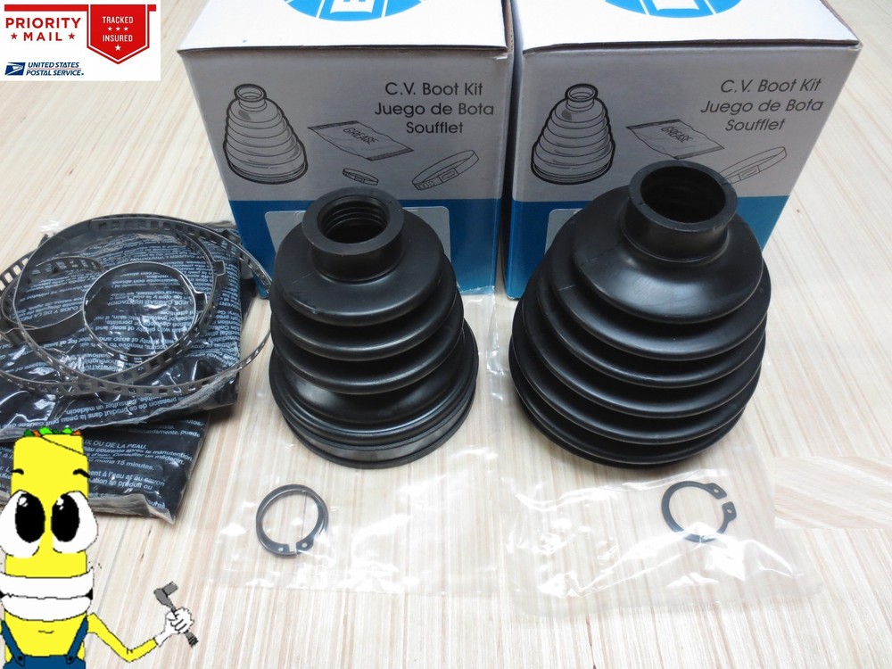Front Driver Side Inner & Outer CV Axle Boot Kit For Civic 2006-2011 1.8L A/T