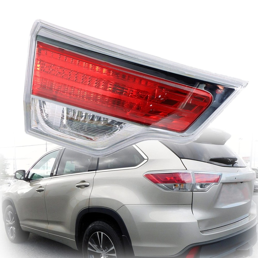 1-Pack LH Tail Light Assembly Replacement for Highlander 2014 2015 2016 Drive...