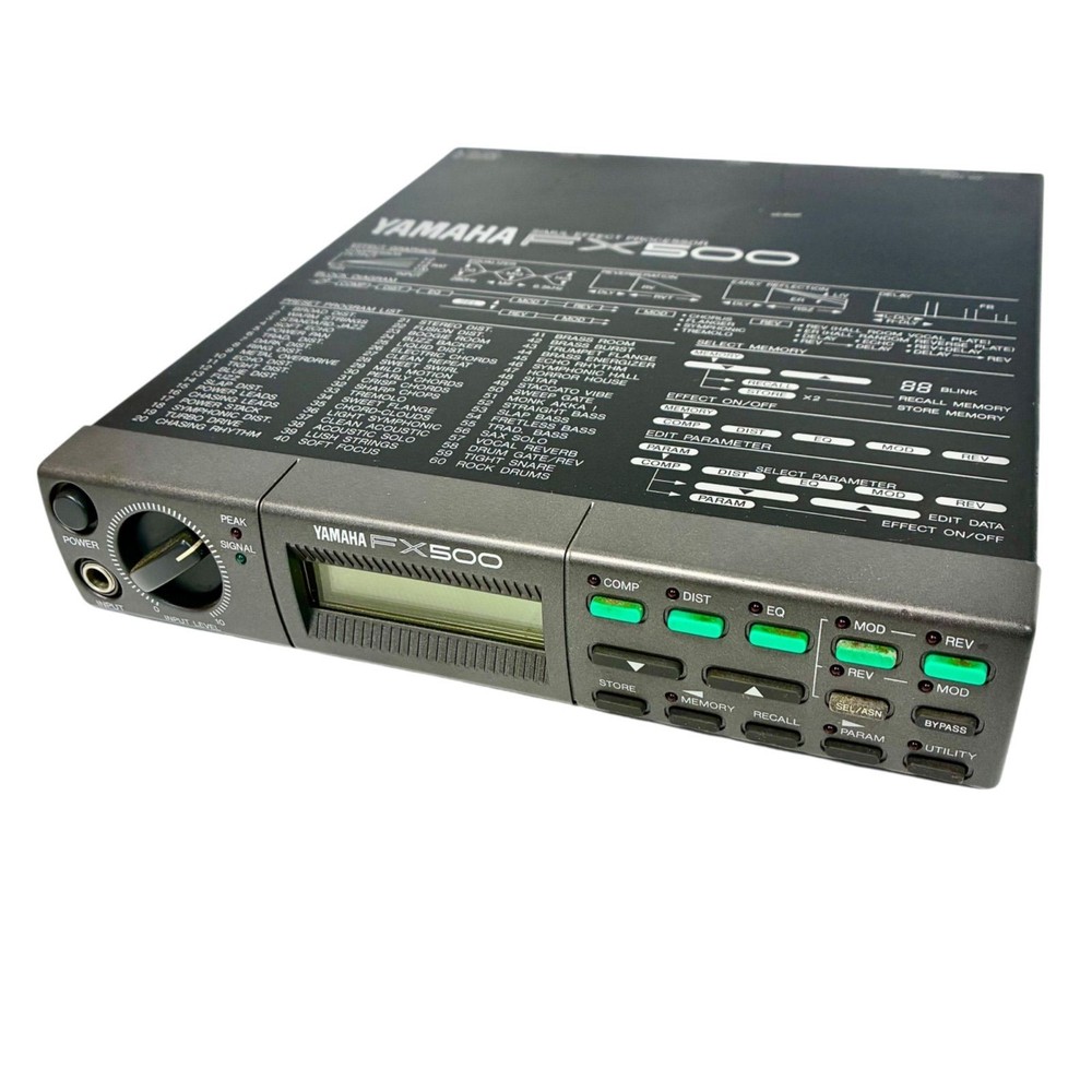 YAMAHA FX500 Simul Effect Processor Effect Rack Unit 100-240V tested Japan